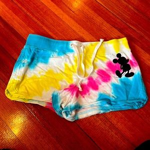 Mickey Mouse Tie-Dyed Shorts